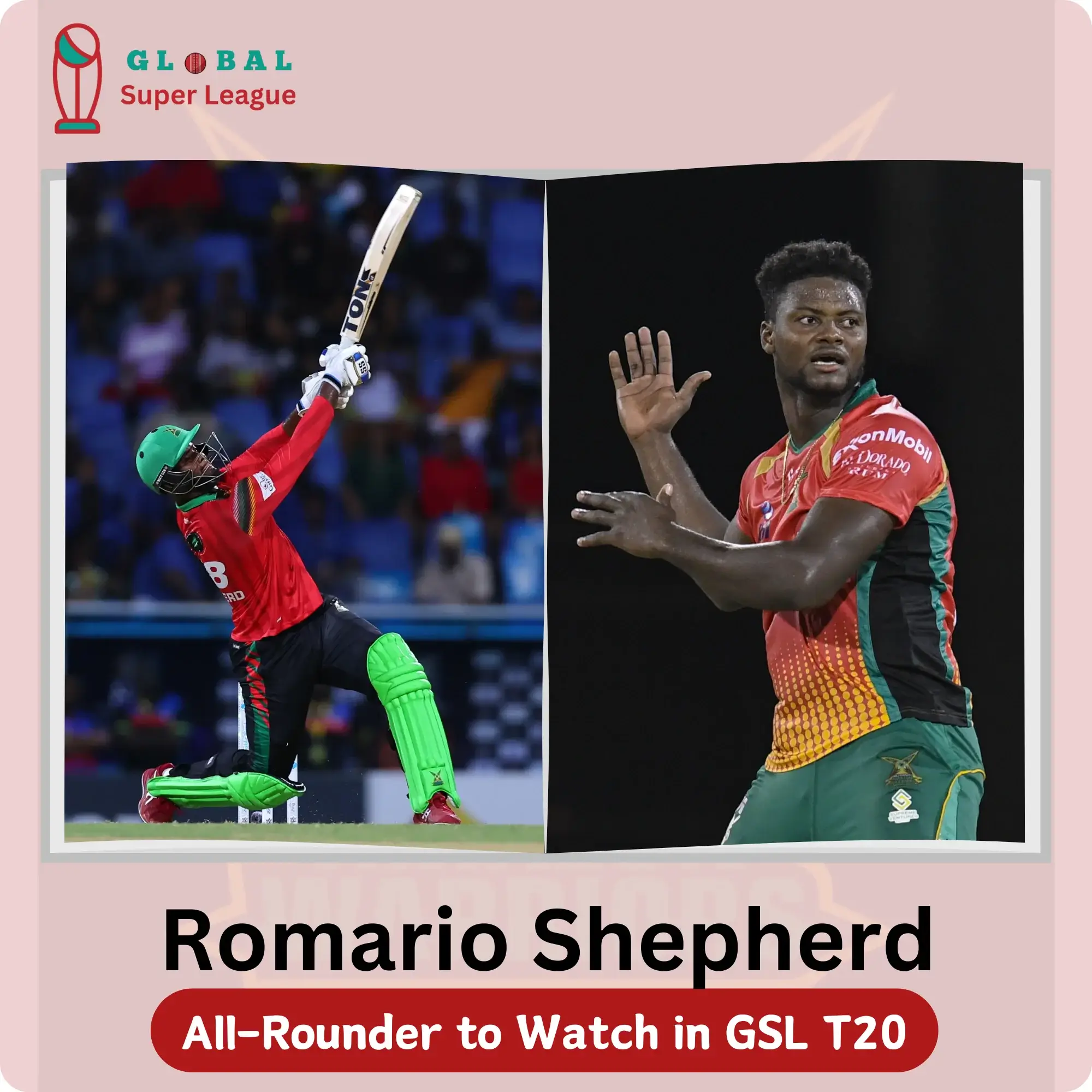 Romario Shepherd in Global Super League 2024